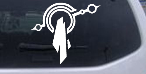 League of Legends Mount Targon Crest Sci Fi car-window-decals-stickers