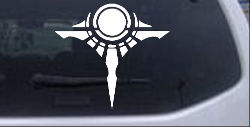 League of Legends Shurima Crest Sci Fi car-window-decals-stickers