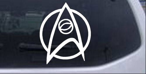 Star Trek Science Insignia Logo Sci Fi car-window-decals-stickers