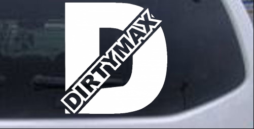 Duramax Diesel Big D Dirtymax Off Road car-window-decals-stickers