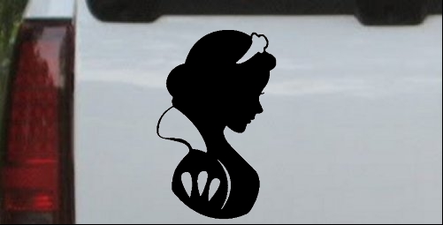 Snow White Princess Silhouette
