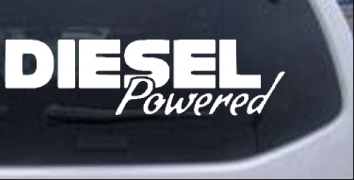 Diesel Powered Moto Sports car-window-decals-stickers