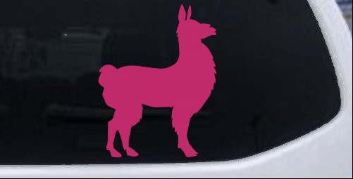 Llama Silhouette Car or Truck Window Laptop Decal Sticker - Bild 9 von 32