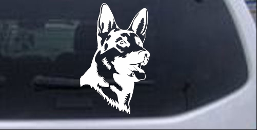 German Shepherd Dog Animals car-window-decals-stickers