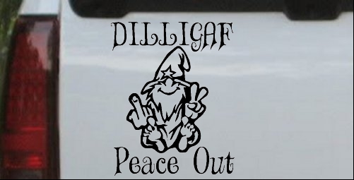 DILLIGAF Wizard Peace Out