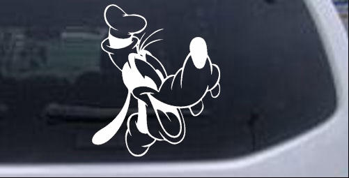 Goofy The Dog Laughing Cartoons car-window-decals-stickers