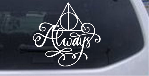 Always Harry Potter Decal Sticker for Car Window Laptop and More # 996 