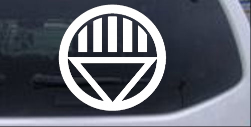 Black Lantern Sci Fi car-window-decals-stickers