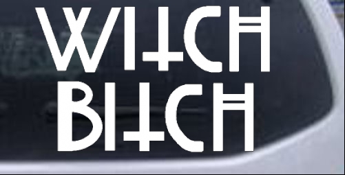 Witch Bitch Enchantments car-window-decals-stickers