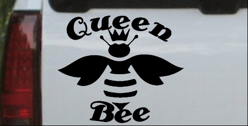 Queen Bee Honey Bee Big Font