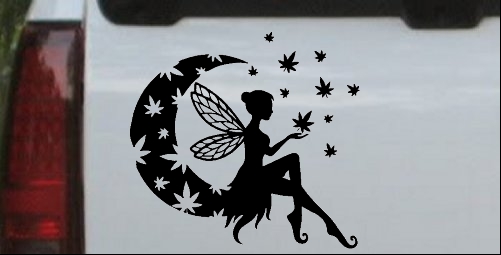 Marijuana Cannabis Moon Fairy