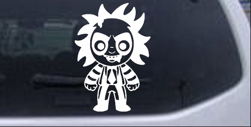 Baby Kid Beetlejuice Gothic Halloween car-window-decals-stickers