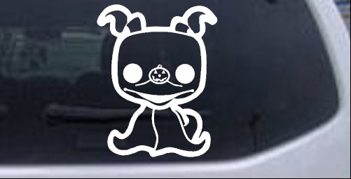 Baby Kid Puppy Dog Zero Nightmare Gothic Halloween car-window-decals-stickers