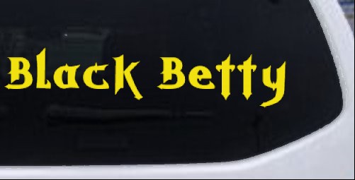 Calcomanía adhesiva negra para ventana de auto o camión Betty - Imagen 18 de 32