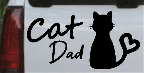 Cat Dad with Heart
