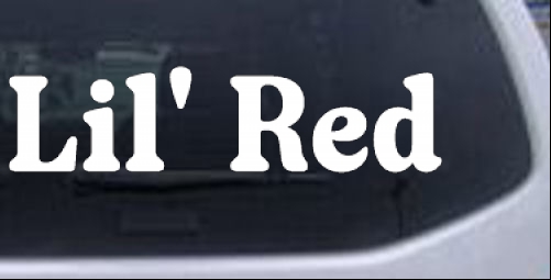 Lil Red Moto Sports car-window-decals-stickers