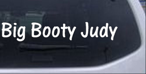 Big Booty Judy Moto Sports car-window-decals-stickers