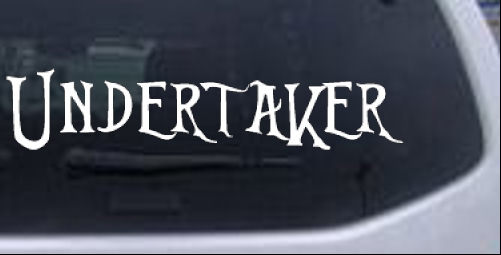 Undertaker Moto Sports car-window-decals-stickers