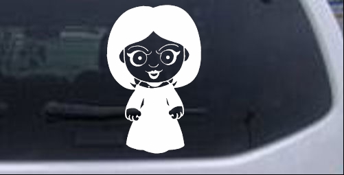 Tiffany Bride of Chucky Horror Kid Gothic Halloween car-window-decals-stickers