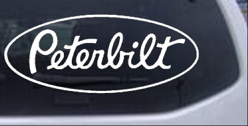 Peterbilt Car or Truck Window Decal Sticker