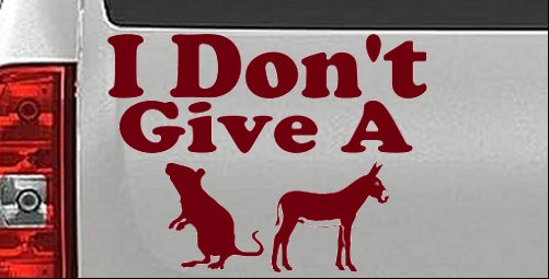 I Don't Give A Rats Culo Vinilo Coche o Camión Ventana Calcomanía Adhesiva - Imagen 20 de 32