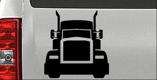 Tractor Trailer Truck Big Rig Car or Truck Vinyl Window Decal Sticker