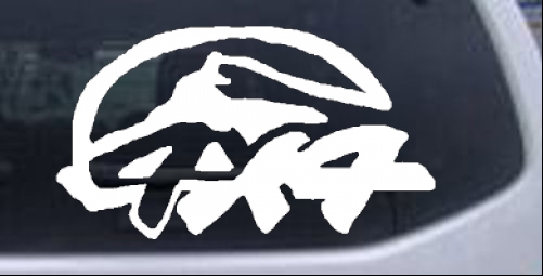 4 X 4 Off Road car-window-decals-stickers