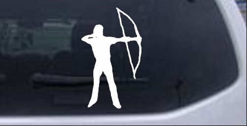 Bow Hunter Hunting And Fishing car-window-decals-stickers