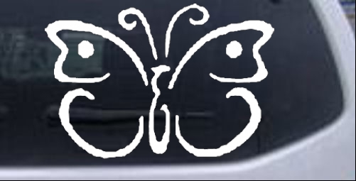 Butterfly 3 Butterflies car-window-decals-stickers