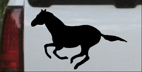 Horse (full body) running