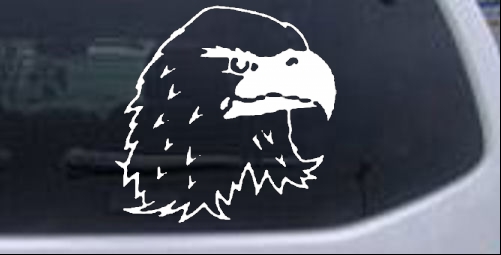 Eagle Head Animals car-window-decals-stickers