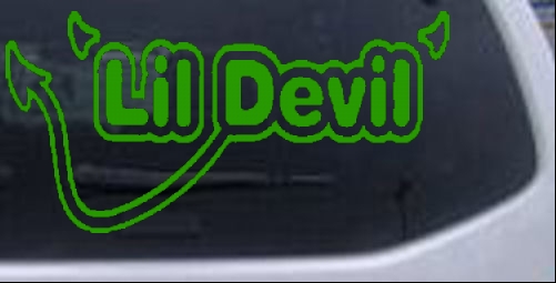 Lil Devil Stickers High Quality Custom Vinyl Car & Truck Decals 