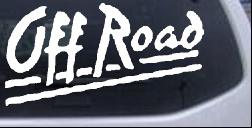 Off Road Off Road car-window-decals-stickers