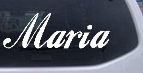 Maria Special Orders car-window-decals-stickers