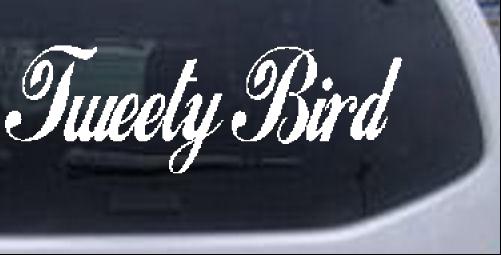 Tweety Bird Special Orders car-window-decals-stickers