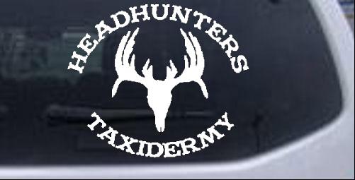 Headhunters Taxidermy Special Orders car-window-decals-stickers