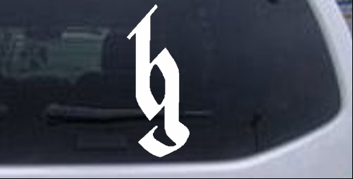 BG Initials Special Orders car-window-decals-stickers