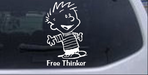 Free Thinker Special Orders car-window-decals-stickers