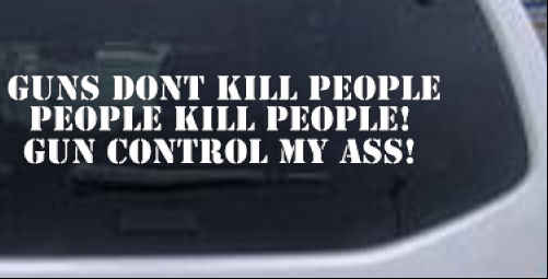 People Kill People Special Orders car-window-decals-stickers