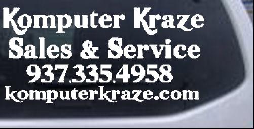 Komputer Kraze Sales And Service Special Orders car-window-decals-stickers