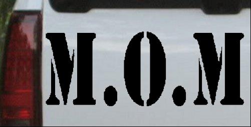 MOM Army Font Acronym