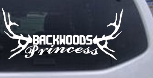 Backwoods Princess Country car-window-decals-stickers