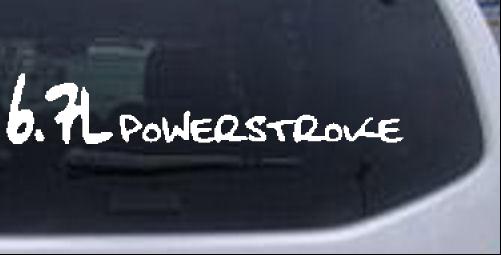 6 7 L Powerstroke Special Orders car-window-decals-stickers