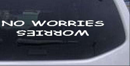 No Worries Special Orders car-window-decals-stickers