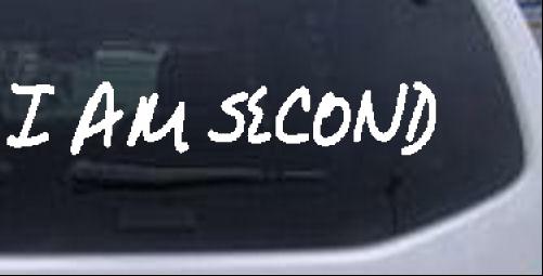 I Am Second Special Orders car-window-decals-stickers