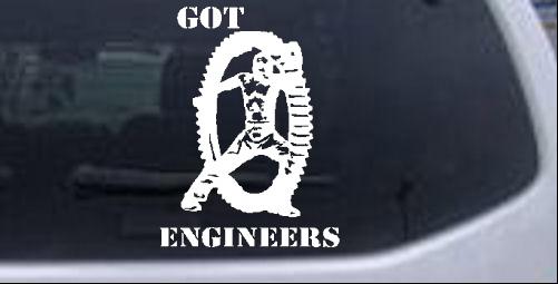 Got Engineers Special Orders car-window-decals-stickers
