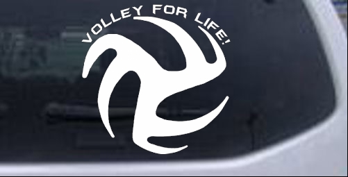 Volley For Life Special Orders car-window-decals-stickers