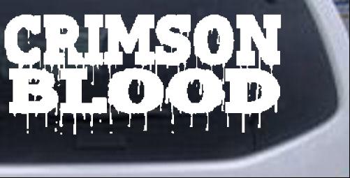 Crimson Blood Special Orders car-window-decals-stickers