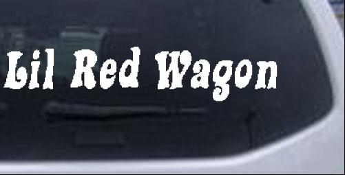 Lil Red Wagon Special Orders car-window-decals-stickers