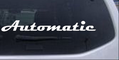 Automatic Special Orders car-window-decals-stickers